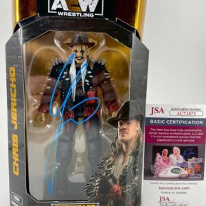 AEW Chris Jericho Signed All Elite Wrestling Unrivaled Figure Autograph JSA COA