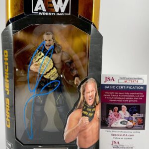 AEW Chris Jericho Signed All Elite Wrestling Unrivaled Figure Autograph JSA COA