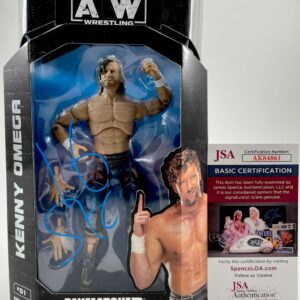 AEW Kenny Omega Signed All Elite Wrestling Unmatched Series 1 Figure JSA COA