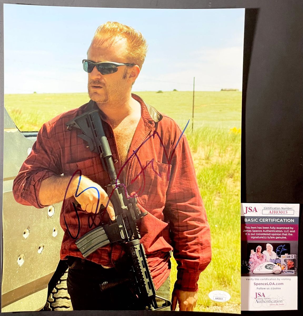 Ben Foster Signed Hell Or High Water 11x14 Photo Autograph Tanner JSA COA