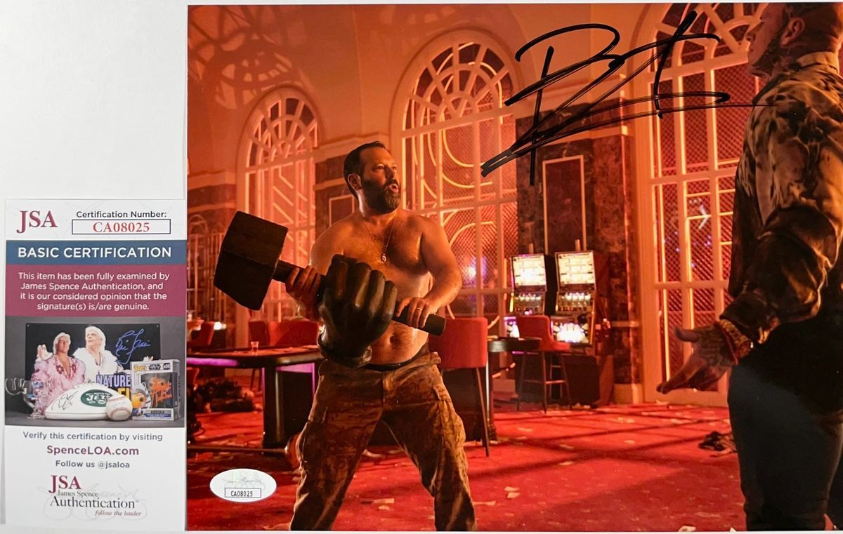 Bert Kreischer Signed The Machine 8x10 Photo C Authentic Autograph JSA COA