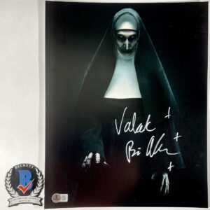 Bonnie Aarons Signed The Nun Valak 11x14 Photo Autograph Conjuring 2 JSA COA