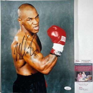 Boxing Legend Iron Mike Tyson Signed 11x14 Photo Authentic Autograph JSA COA