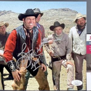 Burton Gilliam Signed Blazing Saddles "Lyle" 8x10 Photo B Autograph JSA COA