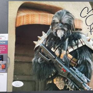 Carey Jones Signed Star Wars Book Of Boba Fett 8x10 Photo D Krrsantan JSA COA