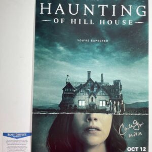 Carla Gugino Signed The Haunting Of Hill House 11x17 Poster Autograph BAS COA