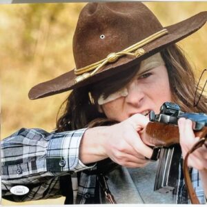 Chandler Riggs Signed The Walking Dead 11x14 Photo Autograph Carl JSA COA
