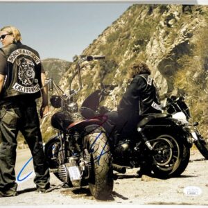 Charlie Hunnam Signed Sons Of Anarchy Jax 11x14 Photo G Autograph SOA JSA COA