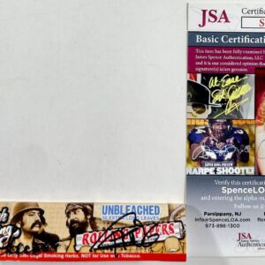 Cheech Marin & Tommy Chong Signed Cheech & Chong Rolling Papers B JSA COA