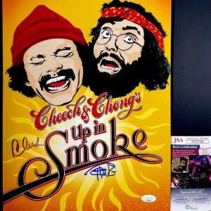 Cheech Marin & Tommy Chong Signed Up In Smoke 11x14 Photo C JSA COA
