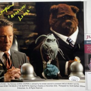 Chris Cooper Signed The Muppets 8x10 Photo B Authentic Autograph Tex JSA COA