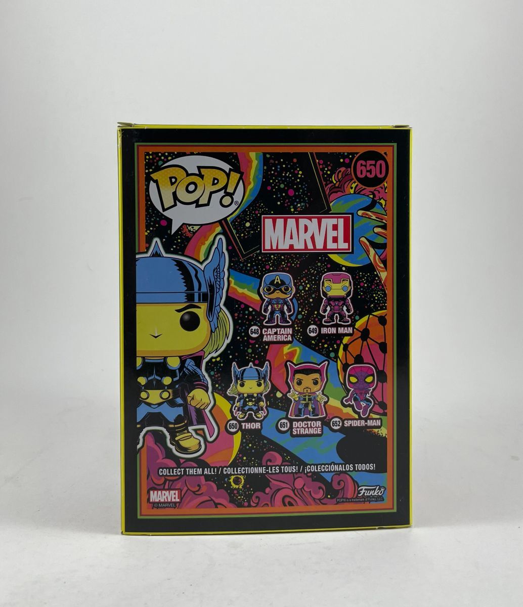Chris Hemsworth Signed Marvel Thor Black Light Funko POP! Autograph JSA COA - Image 4