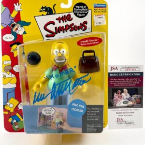 Dan Castellaneta Signed Playmates The Simpsons Pin Pal Homer Figure JSA COA