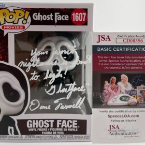 Dane Farwell Signed SCREAM Ghost Face Funko POP! Vinyl C Autograph JSA COA