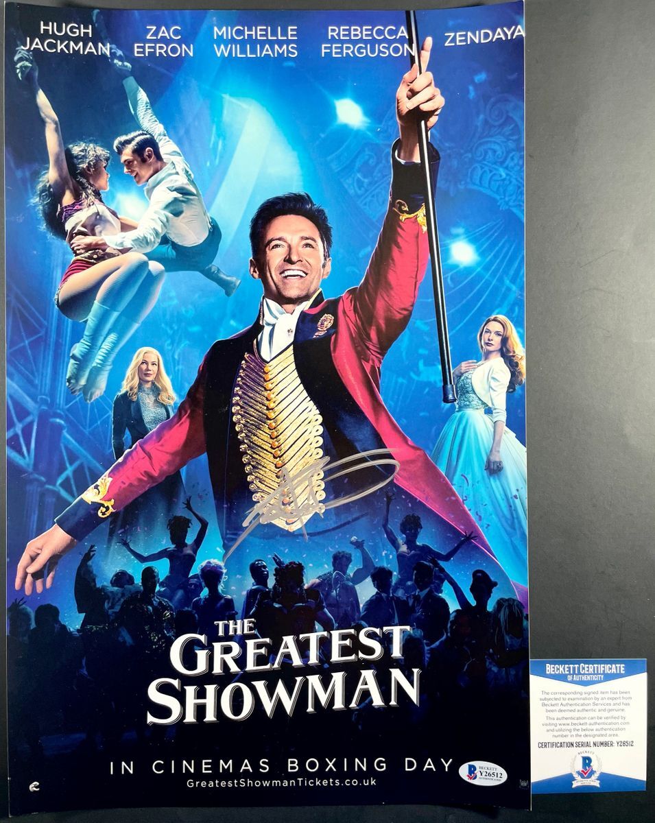 Daniel Cloud Campos Signed The Greatest Showman 11x17 Poster Autograph BAS COA