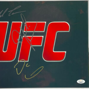 Daniel Cormier, Dana White & Brad Tavares Signed UFC 11x14 Photo JSA COA