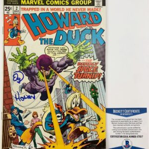 Ed Gale Signed Howard The Duck Comic Book #2 Autograph BAS COA