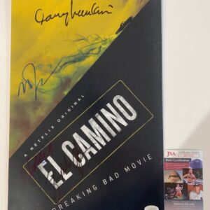 El Camino A Breaking Bad Movie Cast Signed By 4 11x17 Poster Autograph JSA COA