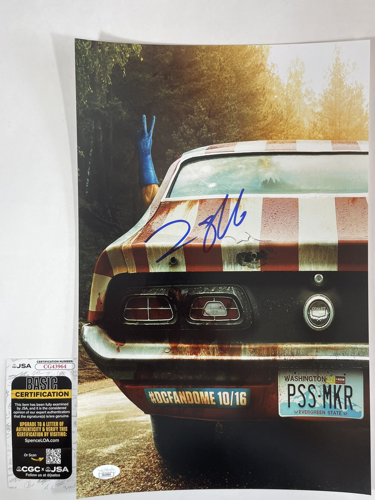 Frank Grillo Signed Peacemaker Season 2 11x17 Poster Authentic Autograph JSA COA