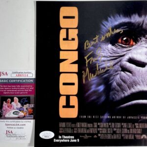 Frank Marshall Signed Congo 8x10 Mini Movie Poster Photo Autograph JSA COA