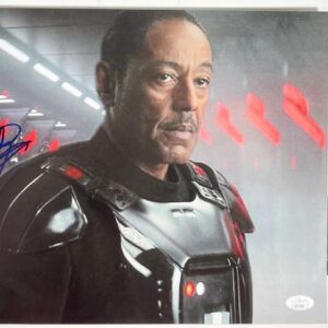 Giancarlo Esposito Signed Star Wars Mandalorian Moff Gideon 11x14 Photo JSA COA