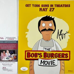 H. Jon Benjamin Signed The Bob's Burgers Movie 8x10 Mini Poster JSA COA