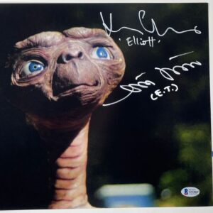 Henry Thomas & Matthew DeMeritt Signed E.T. 11x14 Photo D Autograph BAS COA
