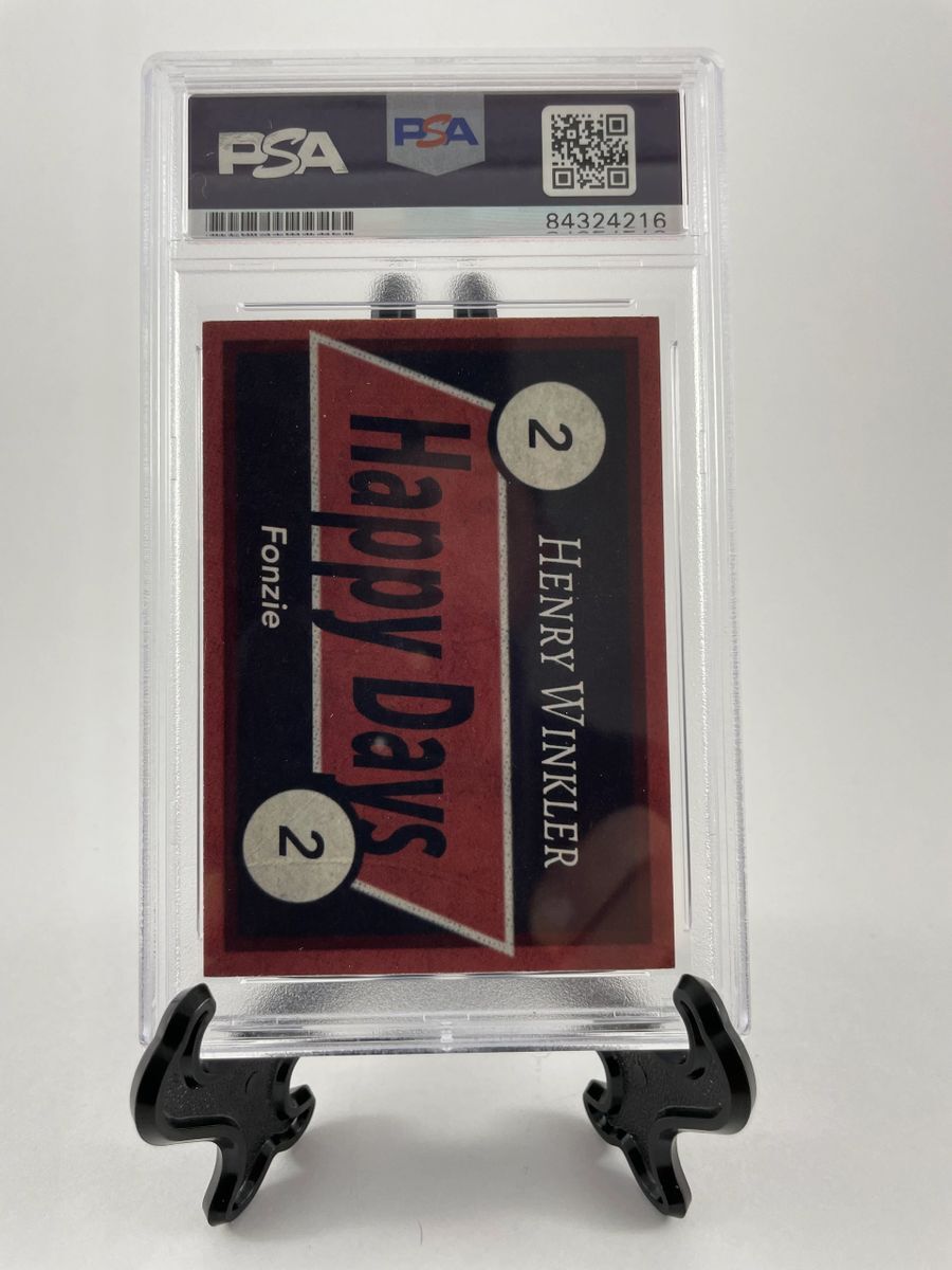 Henry Winkler Signed Happy Days Fonzie Trading Card B PSA/DNA Encapsulated - Image 2
