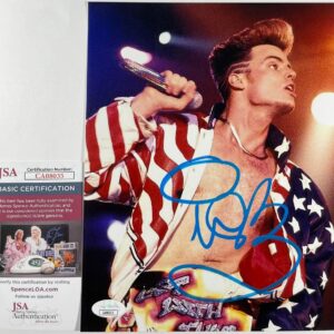 Hip Hop Artist Vanilla Ice Signed 8x10 Photo E Autograph TMNT Rapper JSA COA