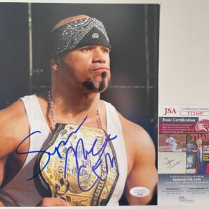 IMPACT Wrestling Hot Stuff Hernandez Signed 8x10 Photo A Autograph LAX JSA COA