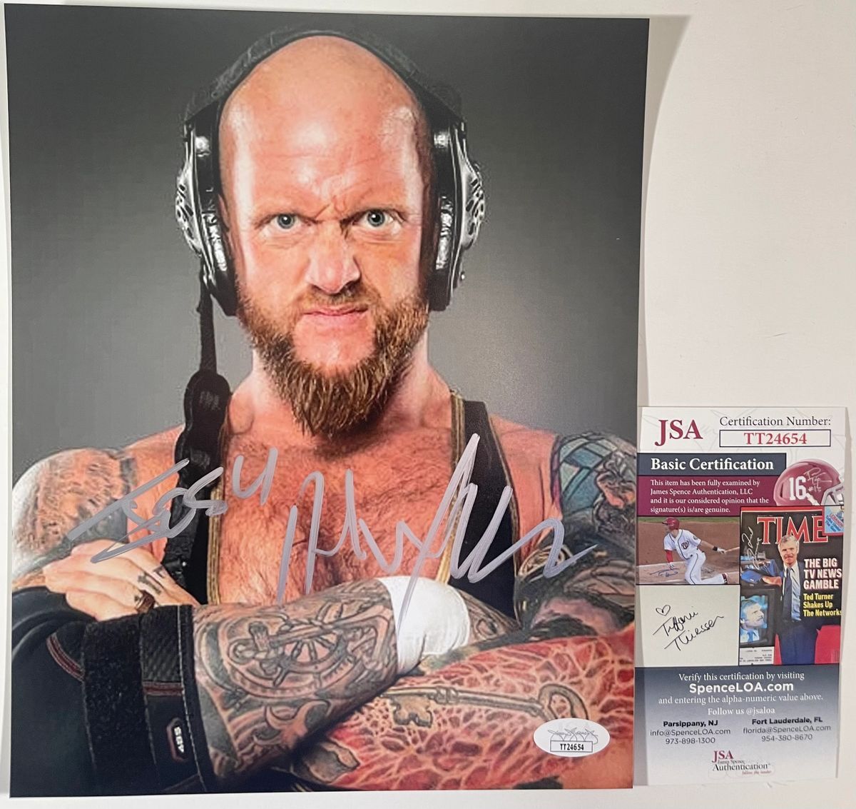 IMPACT Wrestling Josh Alexander Signed 8x10 Photo F Autograph The North JSA COA