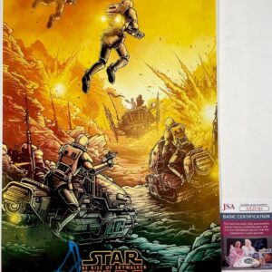 J.J. Abrams Signed Star Wars EP IX The Rise Of Skywalker 11x17 Poster JSA COA