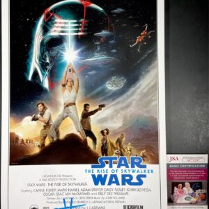 J.J. Abrams Signed Star Wars EP IX The Rise Of Skywalker 11x17 Poster JSA COA