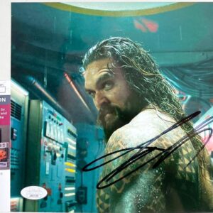Jason Momoa Signed Aquaman The Lost Kingdom 8x10 Photo B Autograph JSA COA
