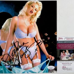 Jenna Jameson Signed Playboy Cover Girl 8x10 Photo B Autograph JSA COA