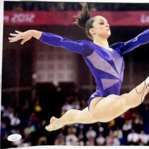 Jordyn Wieber Signed Olympic Gold Medal Gymnast 11x14 Photo A Autograph JSA COA