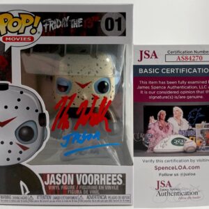 Kane Hodder Signed Friday The 13th Jason Voorhees Funko POP #01 A JSA COA