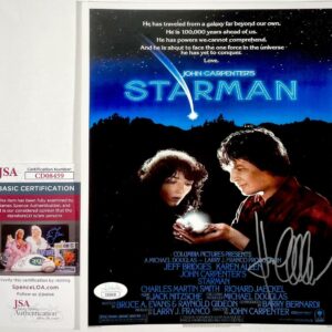 Karen Allen Signed Starman 8x10 Movie Poster Photo A Authentic Autograph JSA COA
