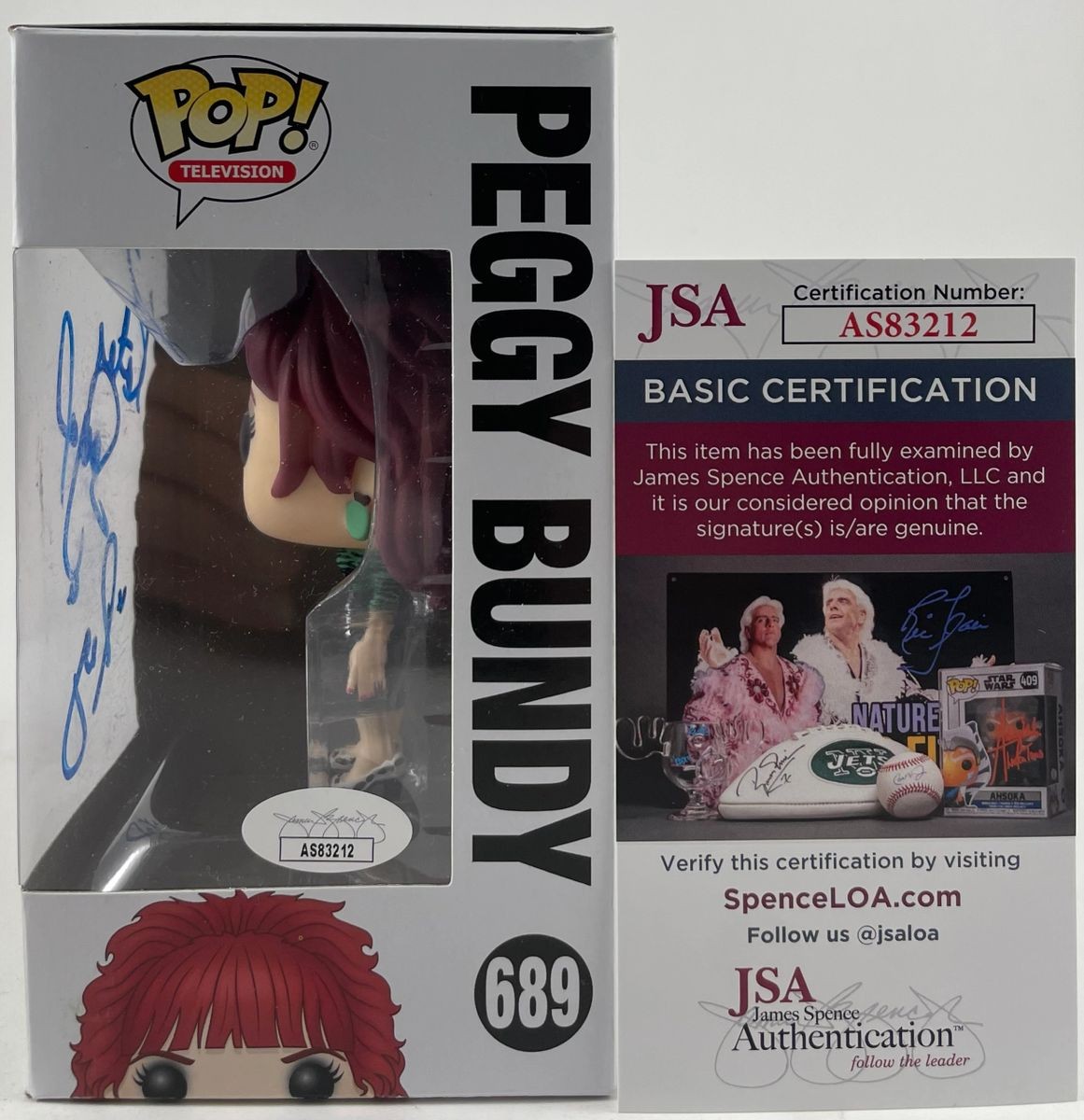 Katey Sagal Signed Married With Children Peggy Bundy Funko POP! JSA COA - Image 2