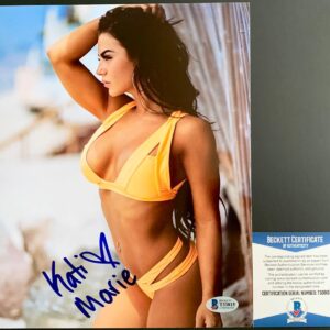 Kati Marie Cardenalli Signed 8x10 Photo A Autograph Sexy Model BAS COA