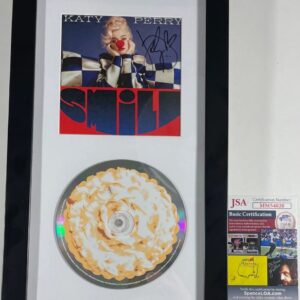 Katy Perry Signed Smile CD Framed & Matted Display Authentic Autograph JSA COA