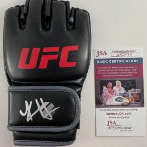Kayla Harrison Signed Black & Red UFC Glove MMA Fighter Autograph JSA COA