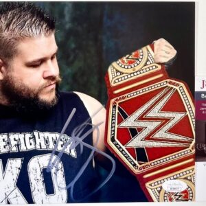 Kevin Owens Signed WWE Championship 8x10 Photo Authentic Autograph KO JSA COA