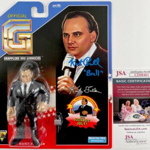 Kurt Fuller Signed Grapplers & Gimmicks No Holds Barred Brell Figure JSA COA