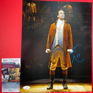 Lin-Manuel Miranda Signed Hamilton Broadway 11x14 Photo C Autograph JSA COA