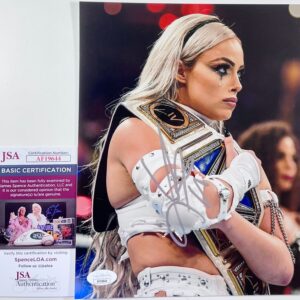 Liv Morgan Signed WWE Clash At The Castle 8x10 Photo Authentic Autograph JSA COA