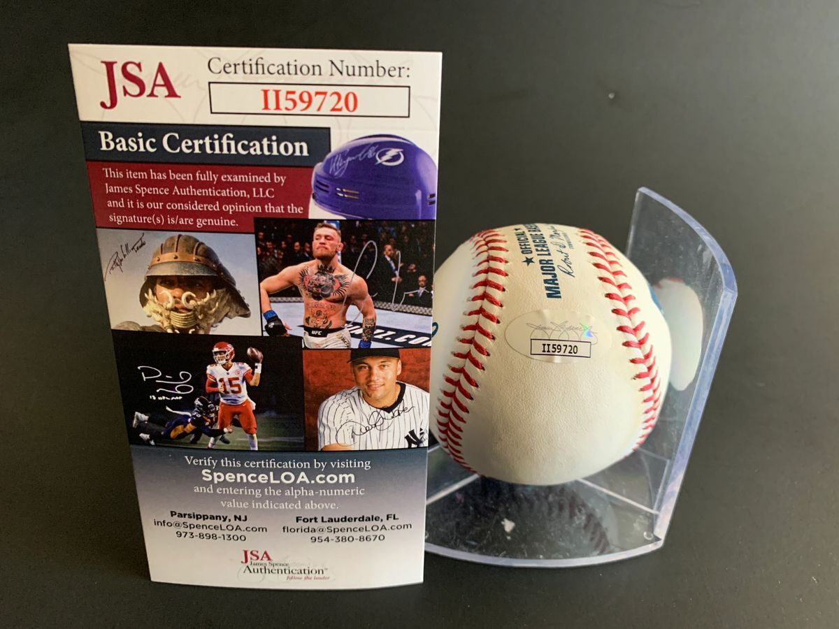 MLB Jose Canseco Oakland Athletics Signed Official Rawlings Baseball JSA COA - Image 2