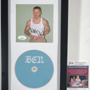 Macklemore Signed Ben CD Insert Card Framed Matted Display Autograph JSA COA