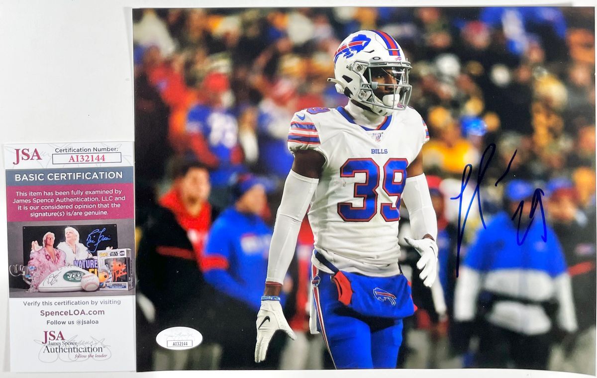 NFL Levi Wallace Signed Buffalo Bills 8x10 Photo A Autograph JSA COA