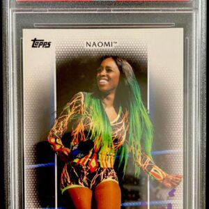 Naomi Signed 2017 Topps WWE Women's Division Trading Card R-32 PSA DNA Slabbed